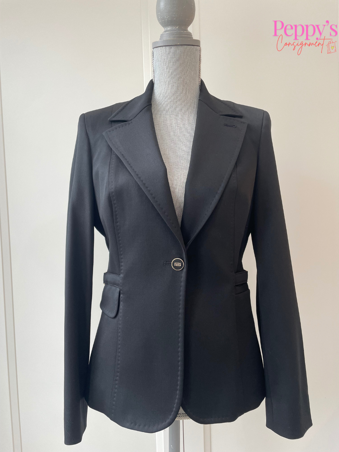 Versace Satin Finished Blazer Size 44