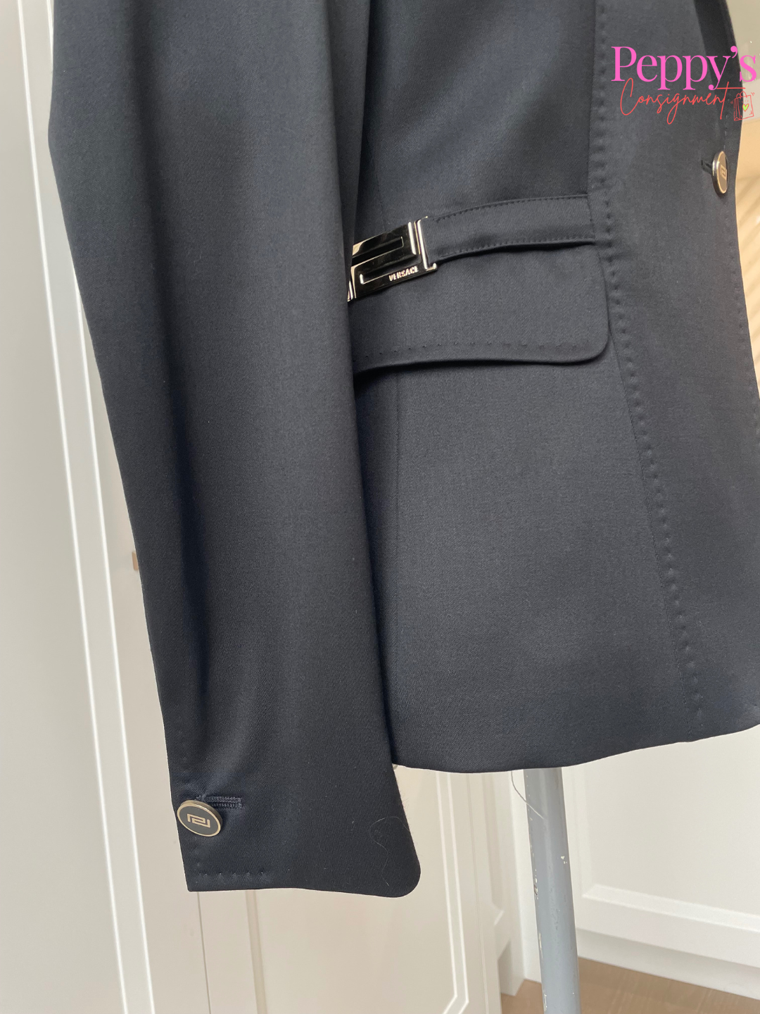 Versace Satin Finished Blazer Size 44