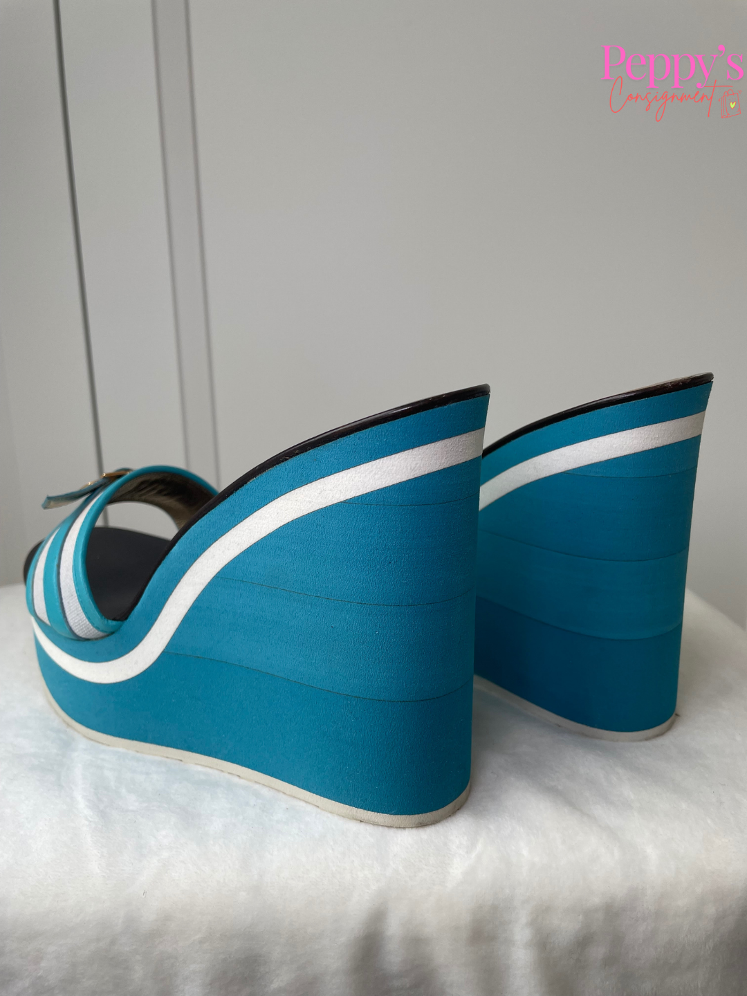 Dolce and Gabbana Wedge Sandals Size 38.5
