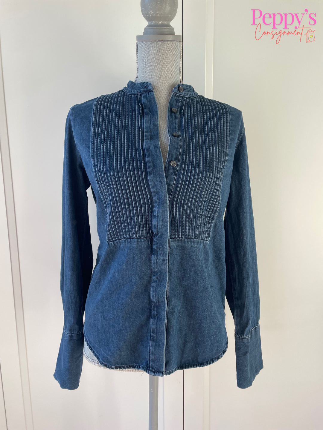 Banana Republic Chambray Shirt Size XS