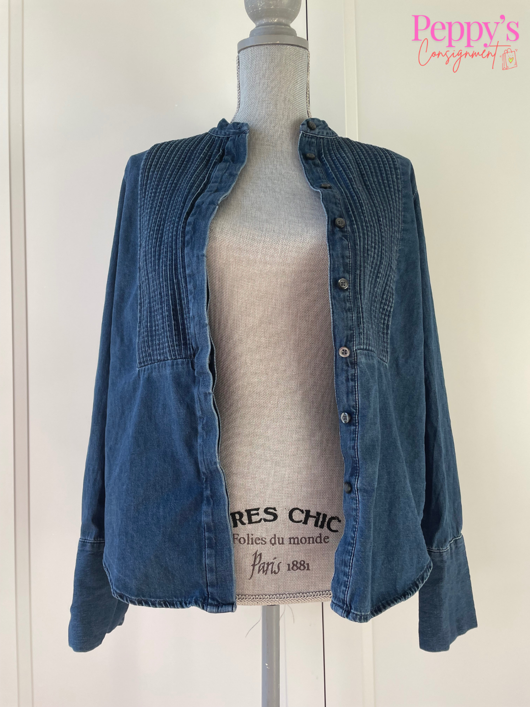 Banana Republic Chambray Shirt Size XS