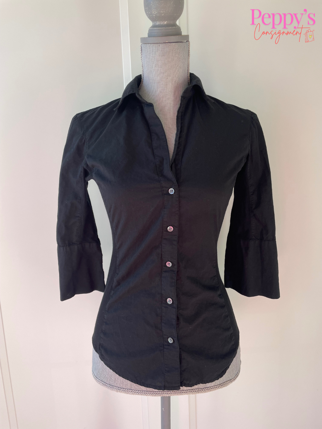 James Perse Stretch Button Up Size 1