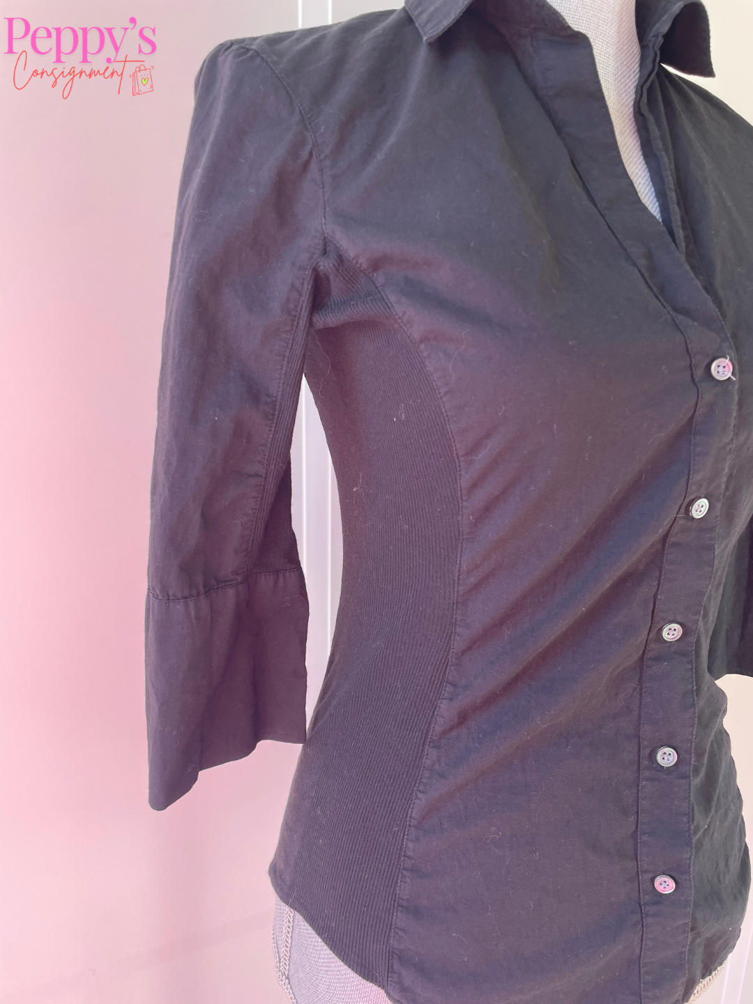 James Perse Stretch Button Up Size 1
