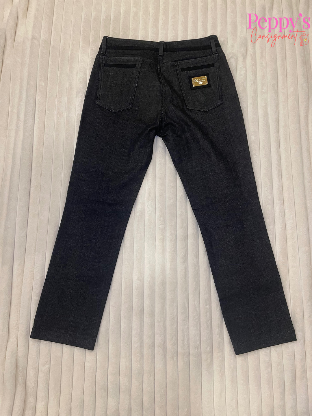 Dolce and Gabbana Black Jeans Size 46
