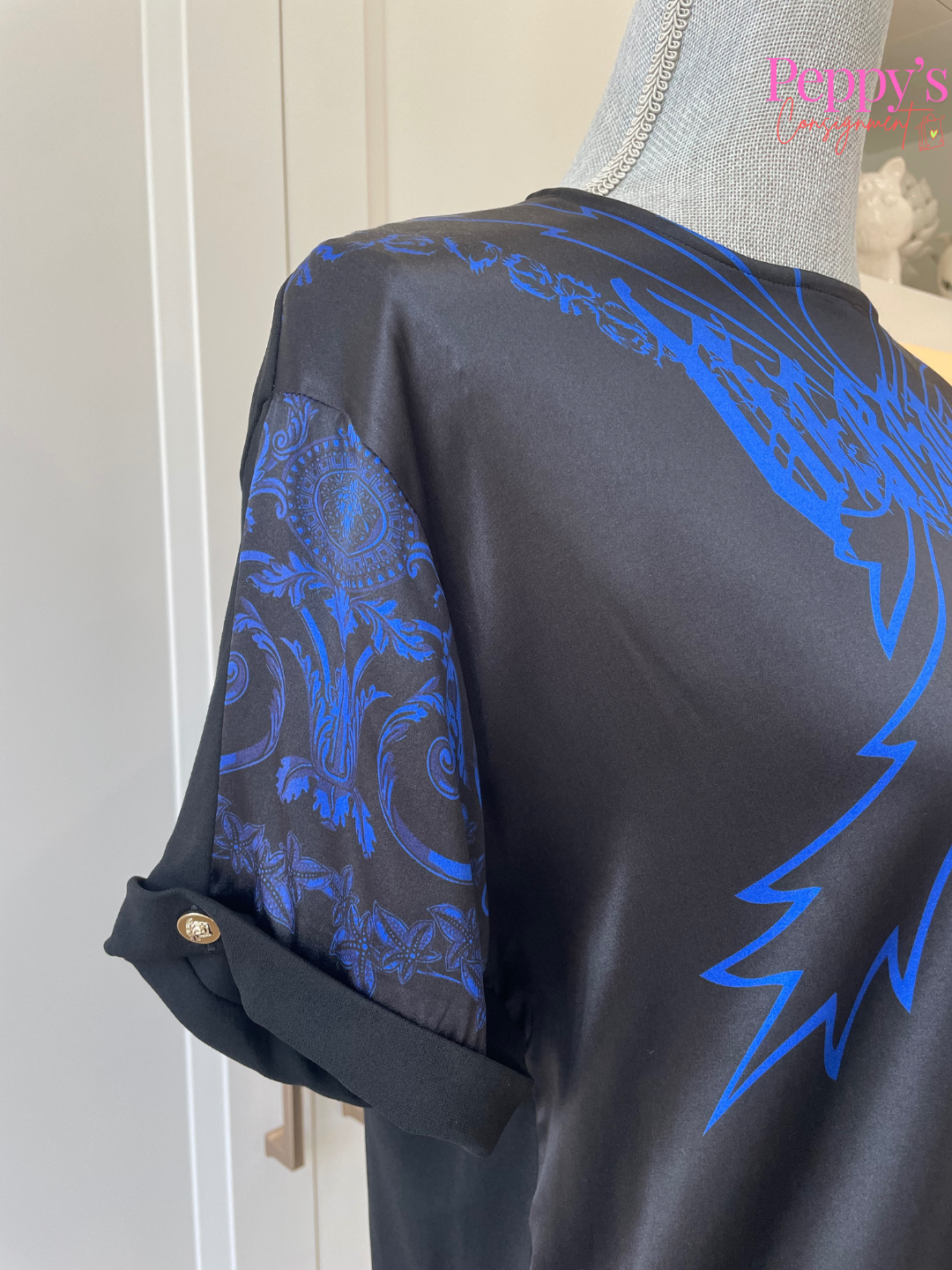 Versace Silk Blouse Size 42
