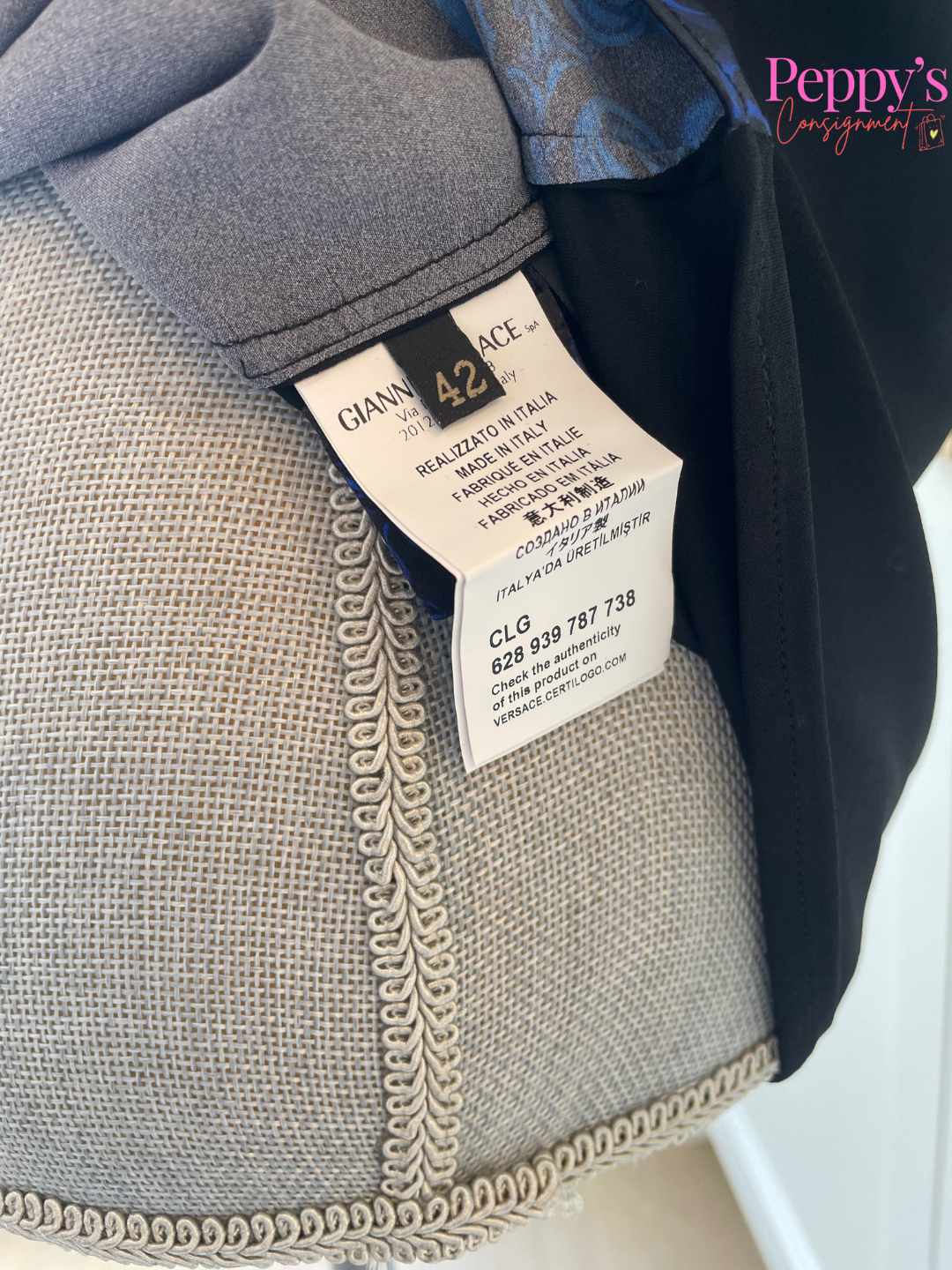 Versace Silk Blouse Size 42