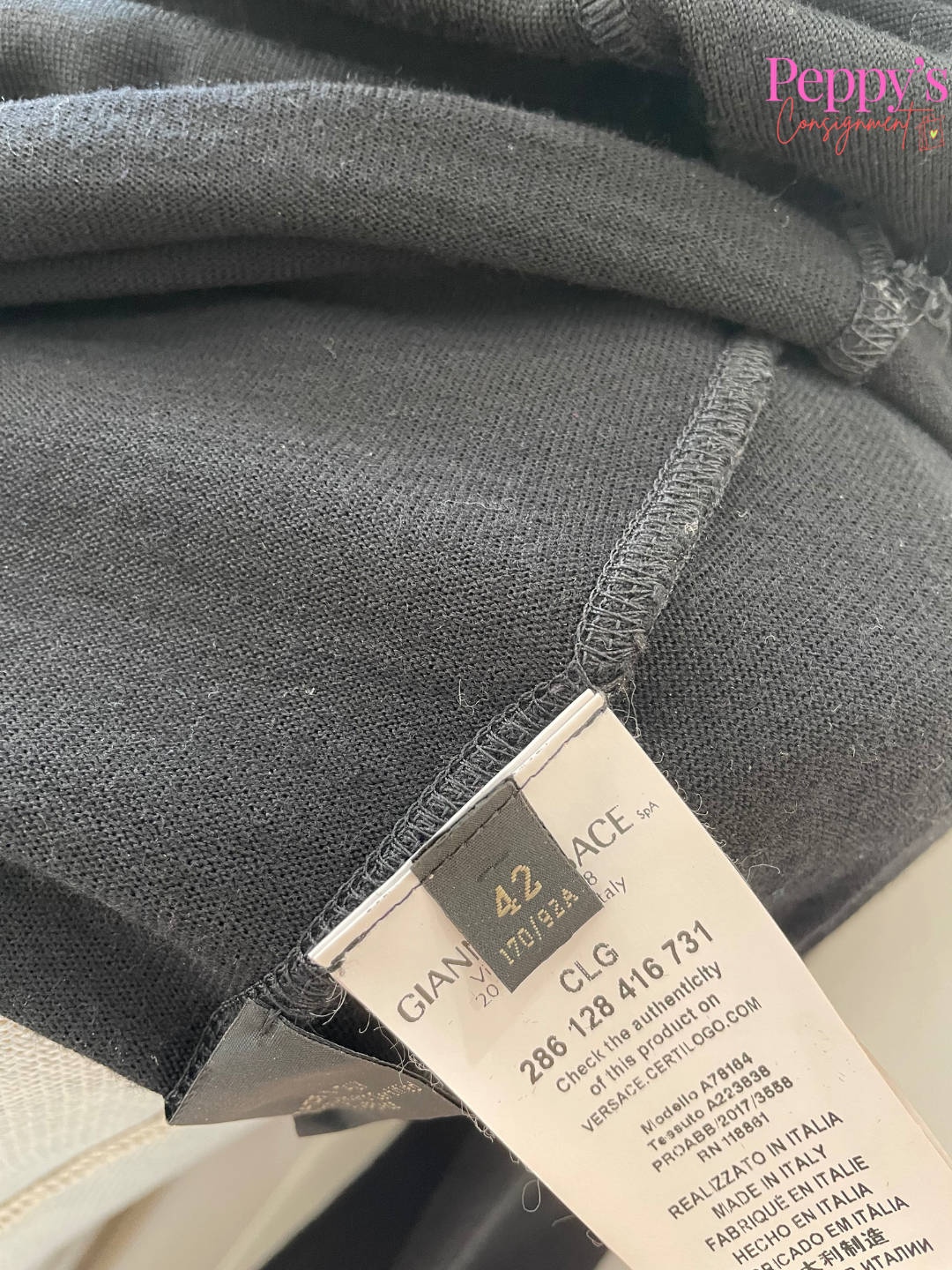 Versace Courage and Unity Mock Neck Size 42