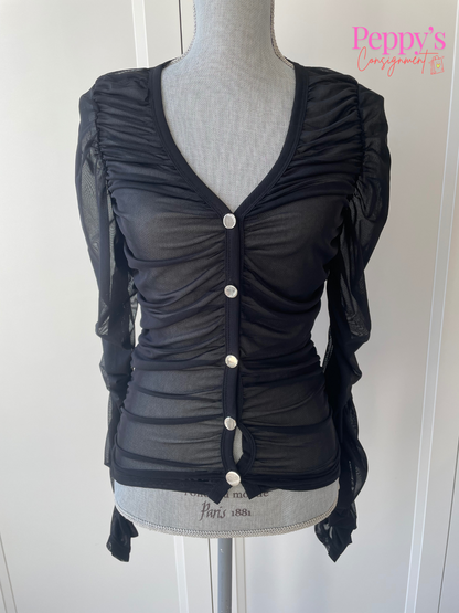 Guess Sheer Top Size S