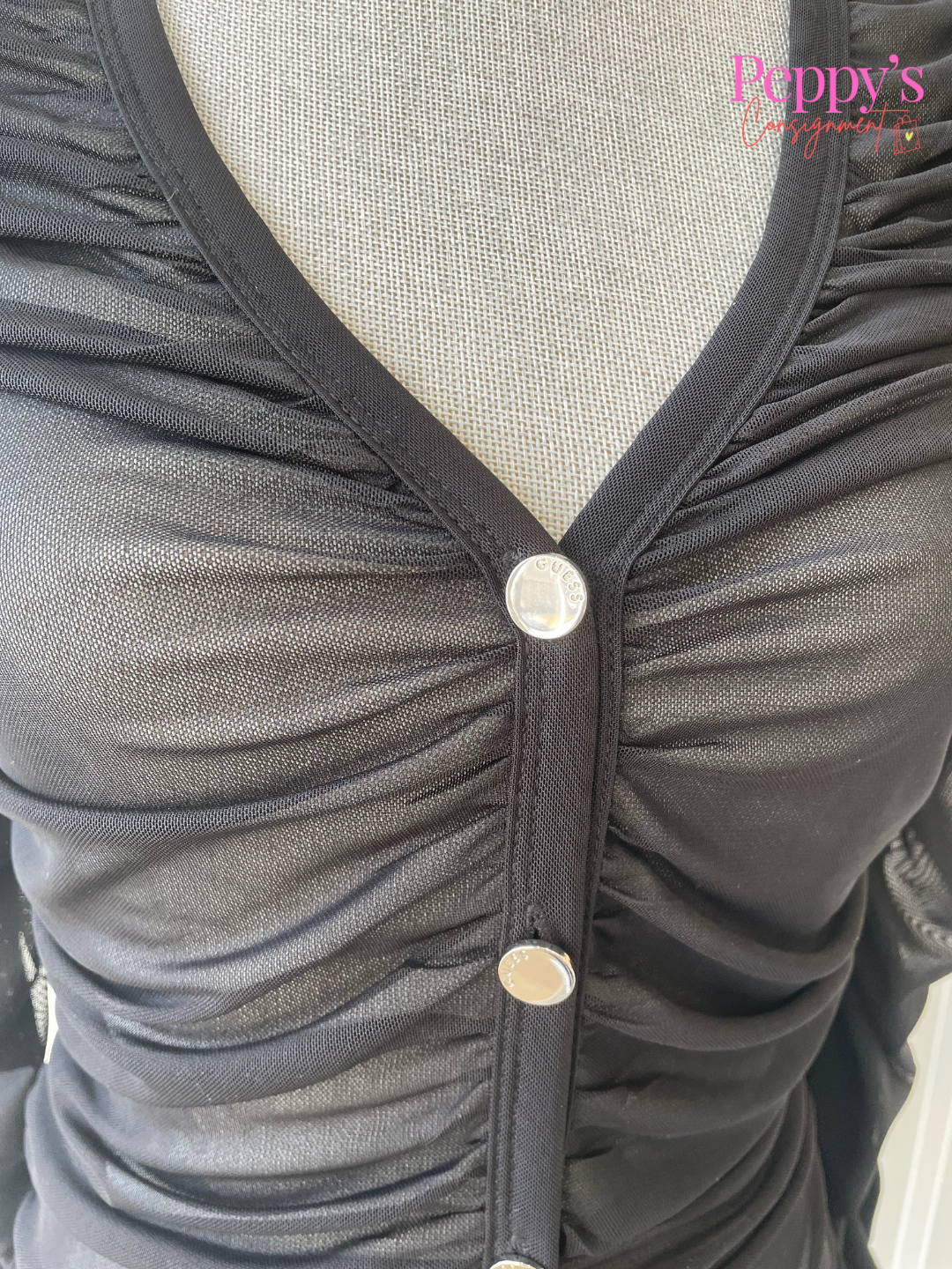 Guess Sheer Top Size S