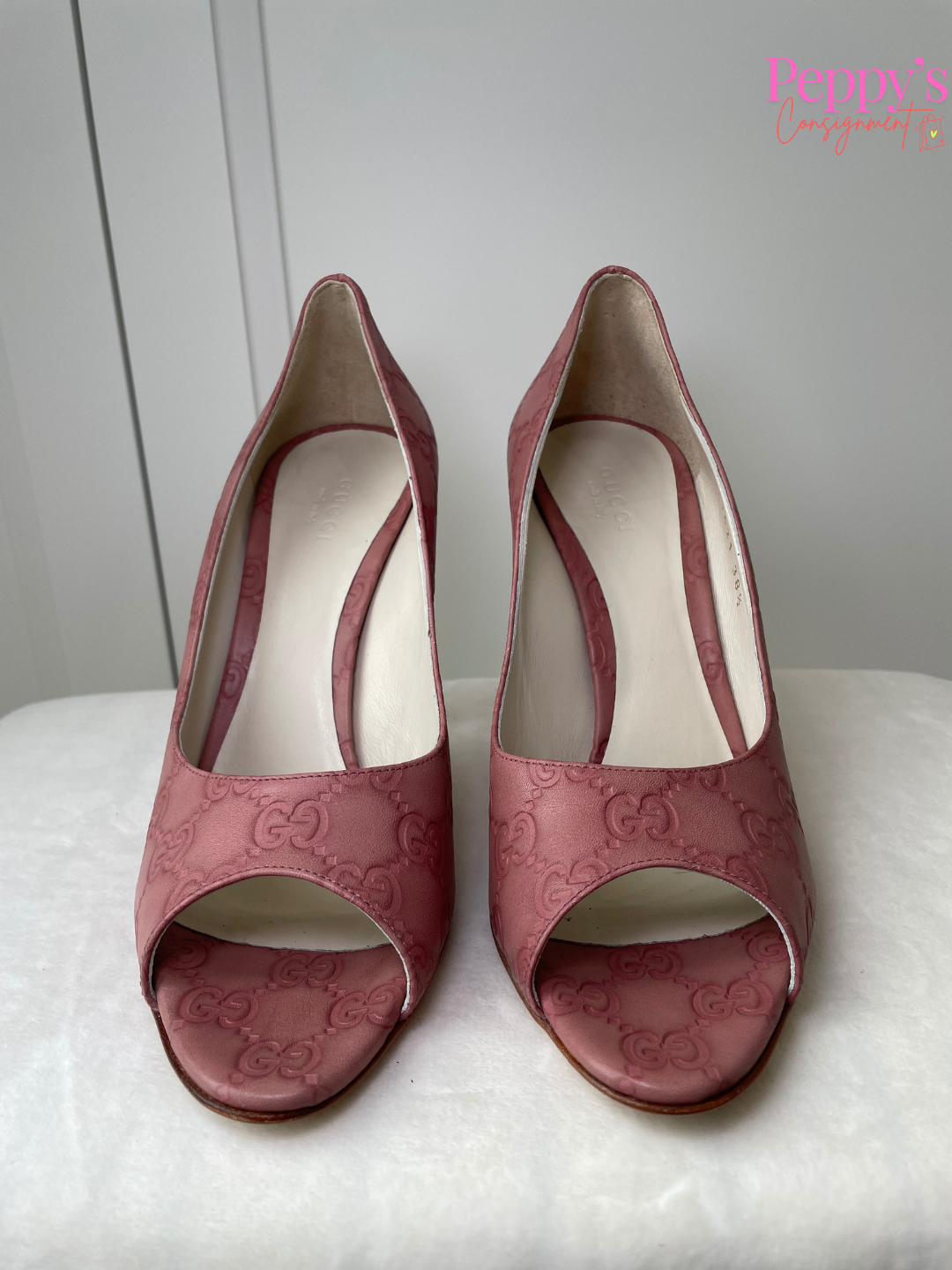 Gucci Sylvia Patent Leather Pumps