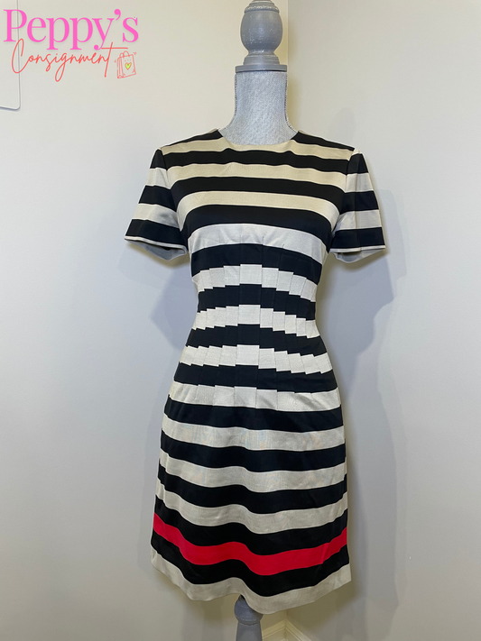 DVF Stripe Midi Dress