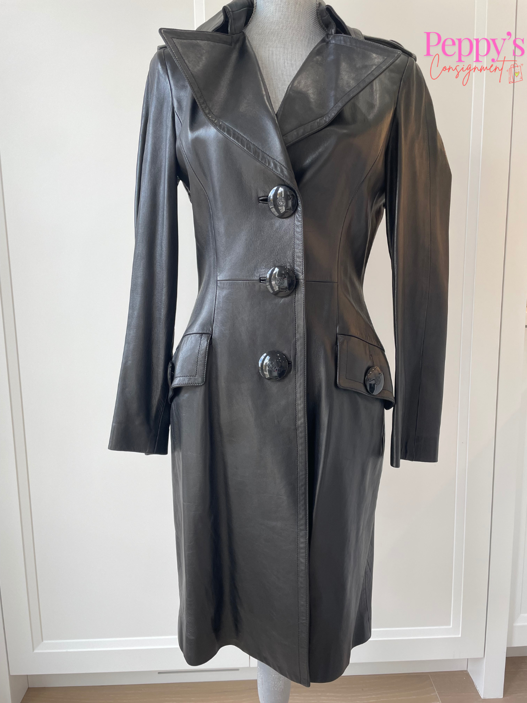 Versace Soft Leather Trench