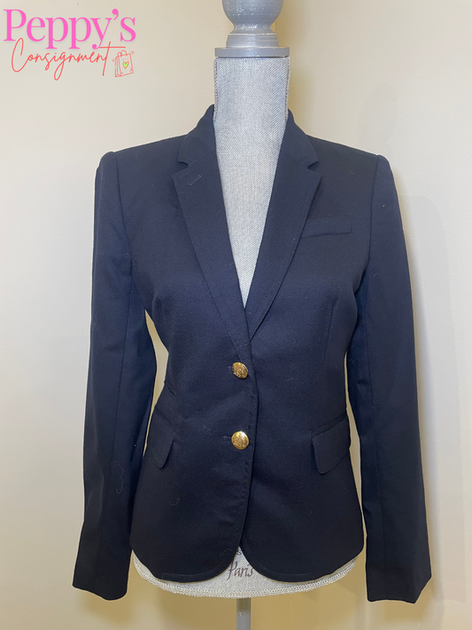 J.Crew Navy Schoolboy Blazer