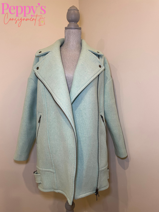 Banana Republic Teal Moto Jacket