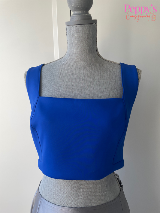 Marciano Blue Cropped Top