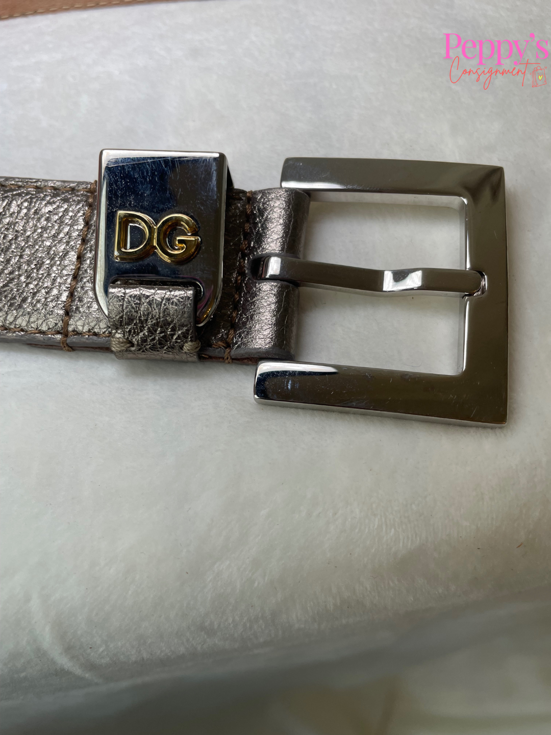 Dolce and Gabbana Metallic Belt