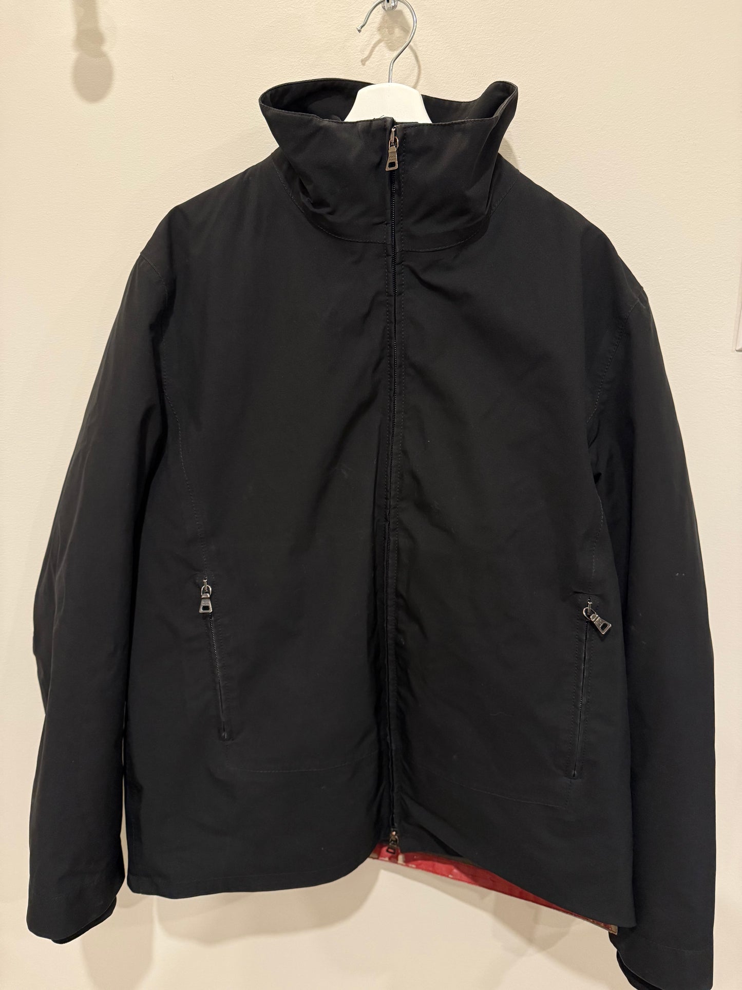 Prada Nylon Bomber with Removable Shell Size IT 52
