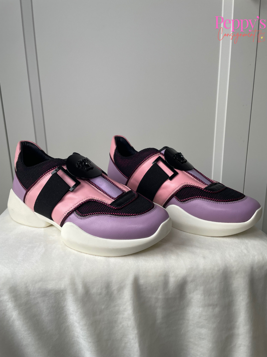 Versace Pink and Purple Sneaker