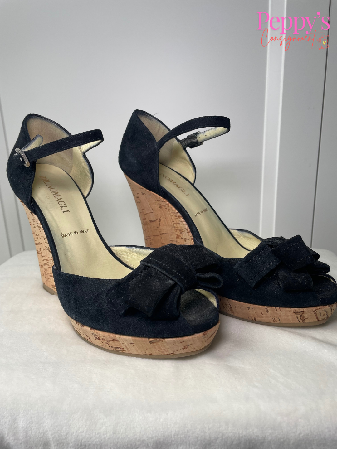 Bruno Magli Cork Wedges