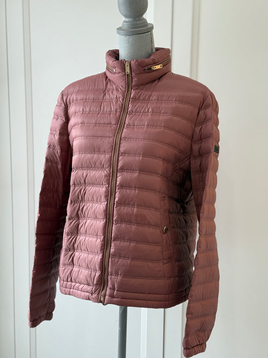 Burberry Dusty Rose Quilted Jacket – Size XL