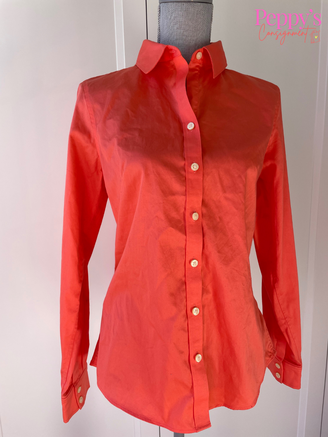 Banana Republic Coral Dress Shirt