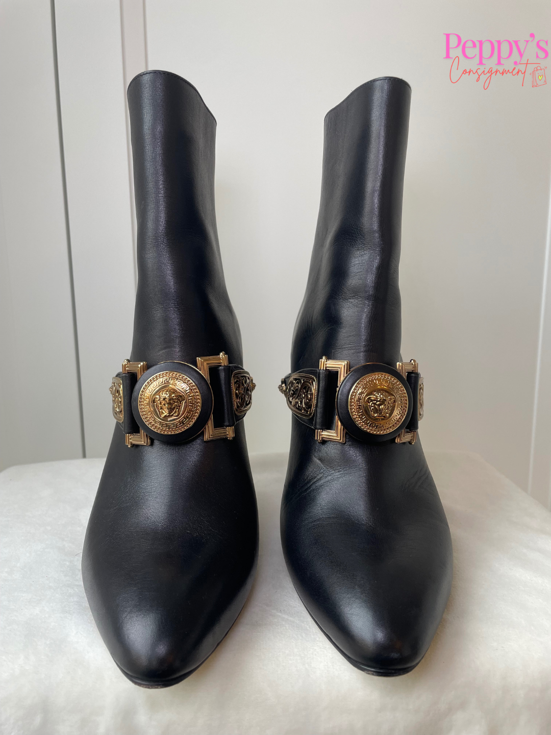 Versace Stiletto Medusa Ankle Boot