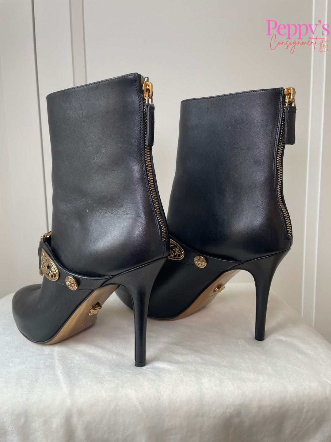 Versace Stiletto Medusa Ankle Boot