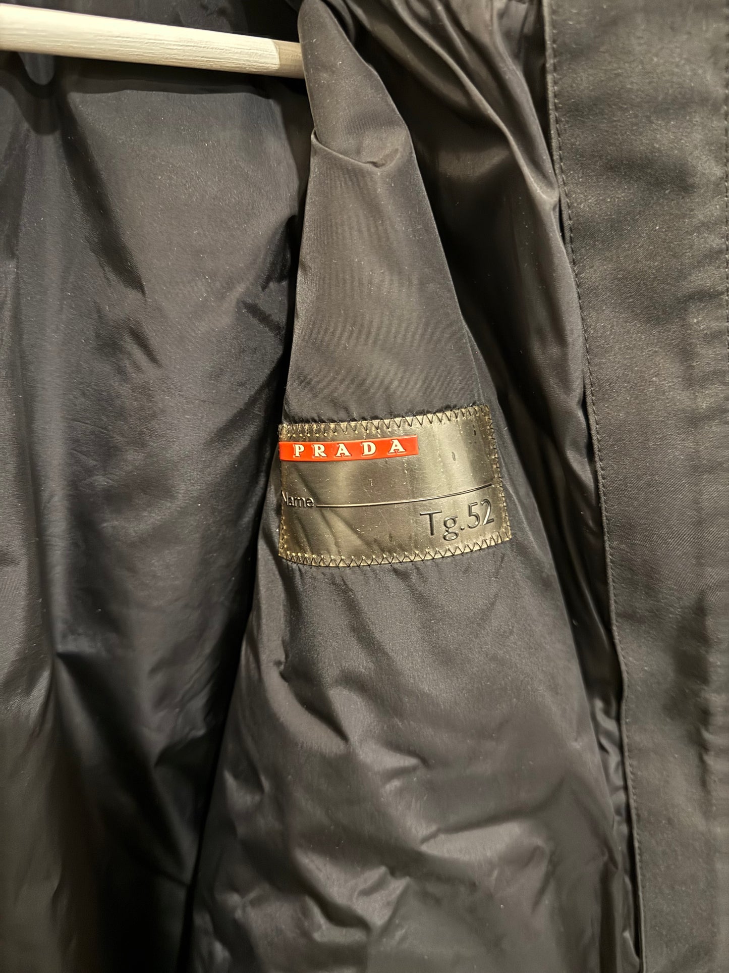 Prada Nylon Bomber with Removable Shell Size IT 52