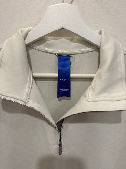 Kit and Ace Off White Quarter Zip Size S