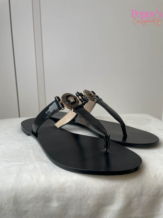 Versace Medusa Thong Sandals