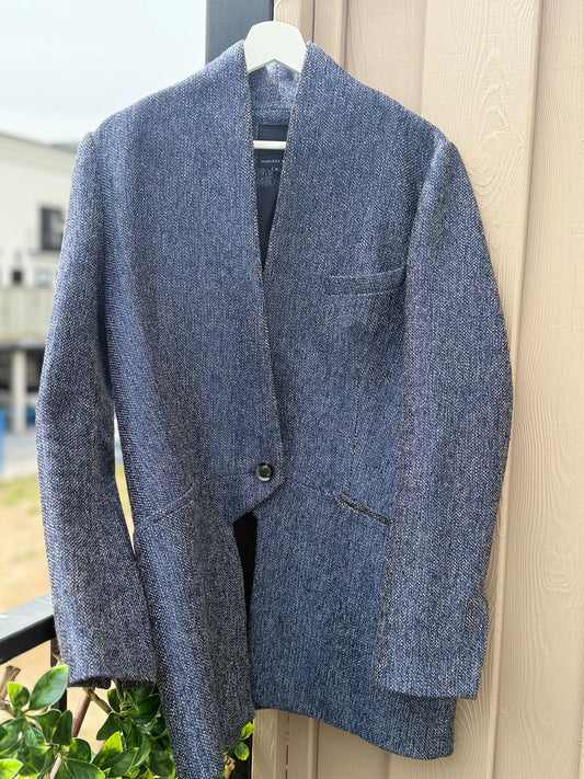 Marissa Webb Textured Blue Blazer – Size M