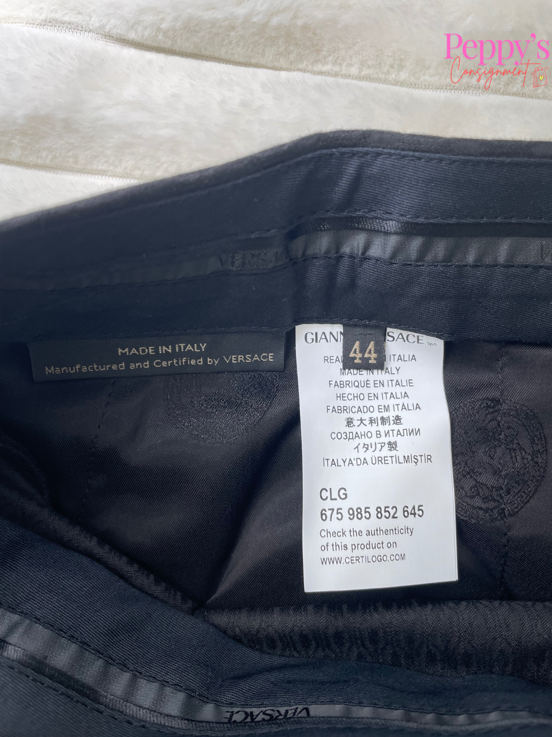 Versace Slim Fit Trouser