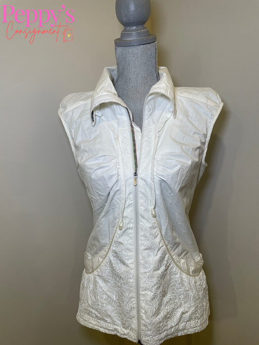 Lululemon White Breathable Vest