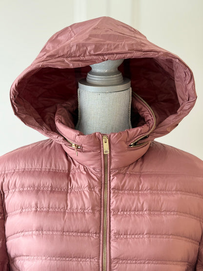 Burberry Dusty Rose Quilted Jacket – Size XL