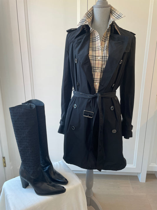 Burberry Black Trench