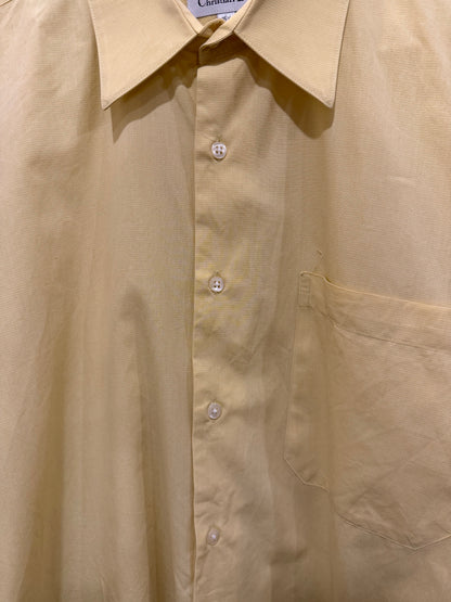Christian Dior Yellow Button up Size 16.5