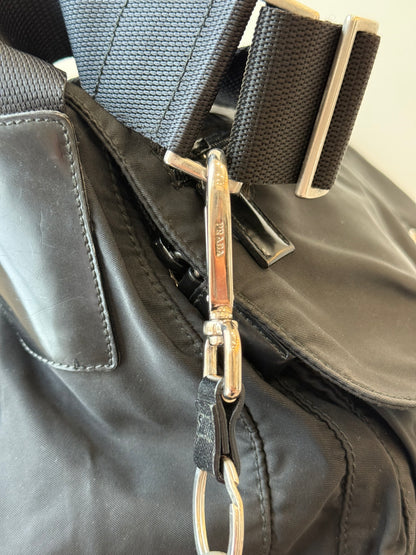 Prada Robot Saffiano Leather & Metal Bag Charm / Keychain – Multicolour