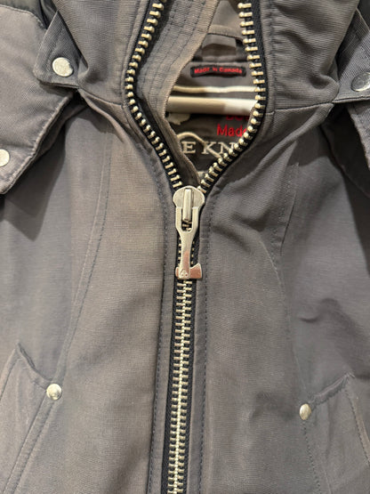 Moose Knuckles Grey Down Bomber Size M