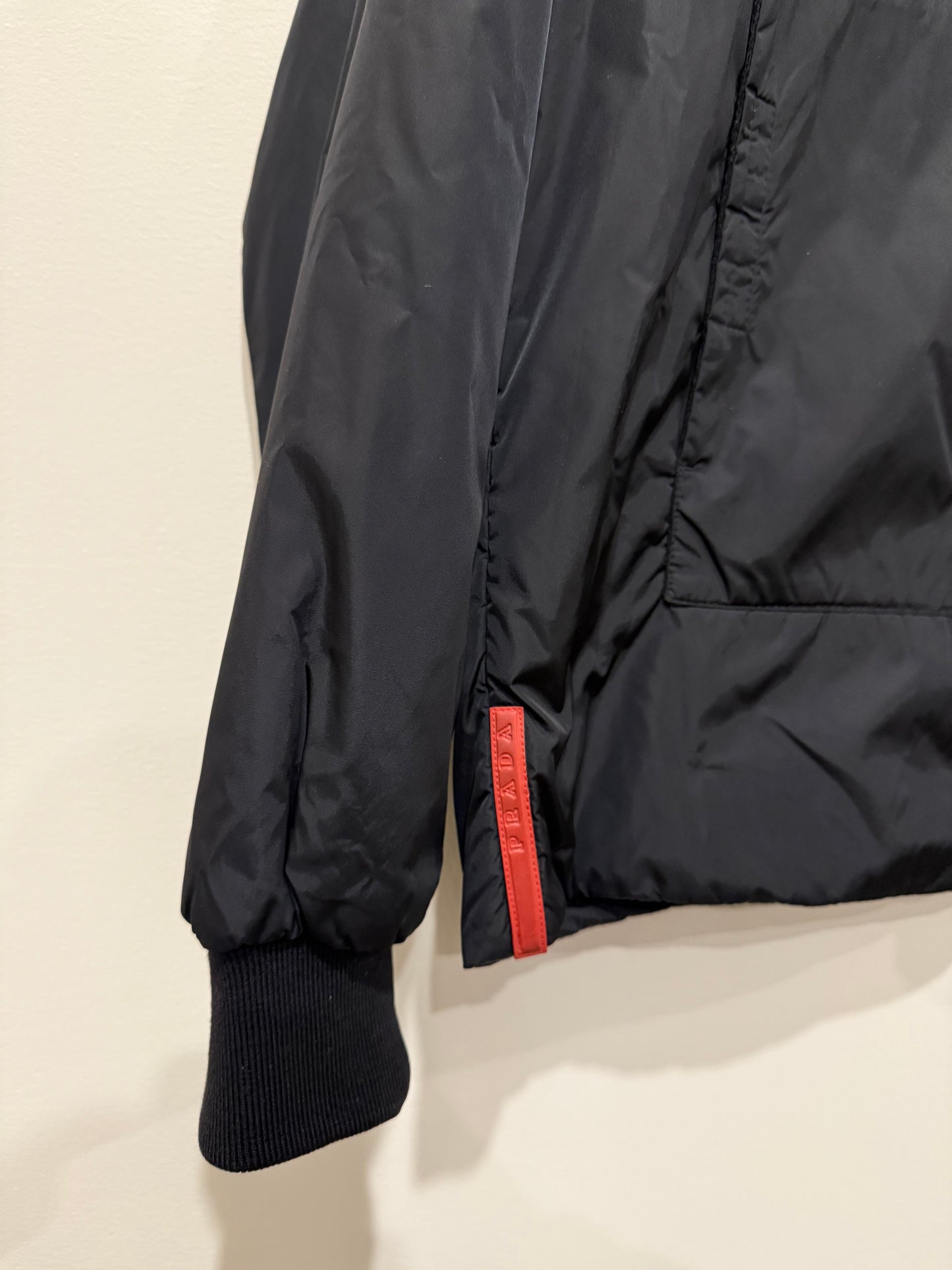 Prada Nylon Bomber with Removable Shell Size IT 52