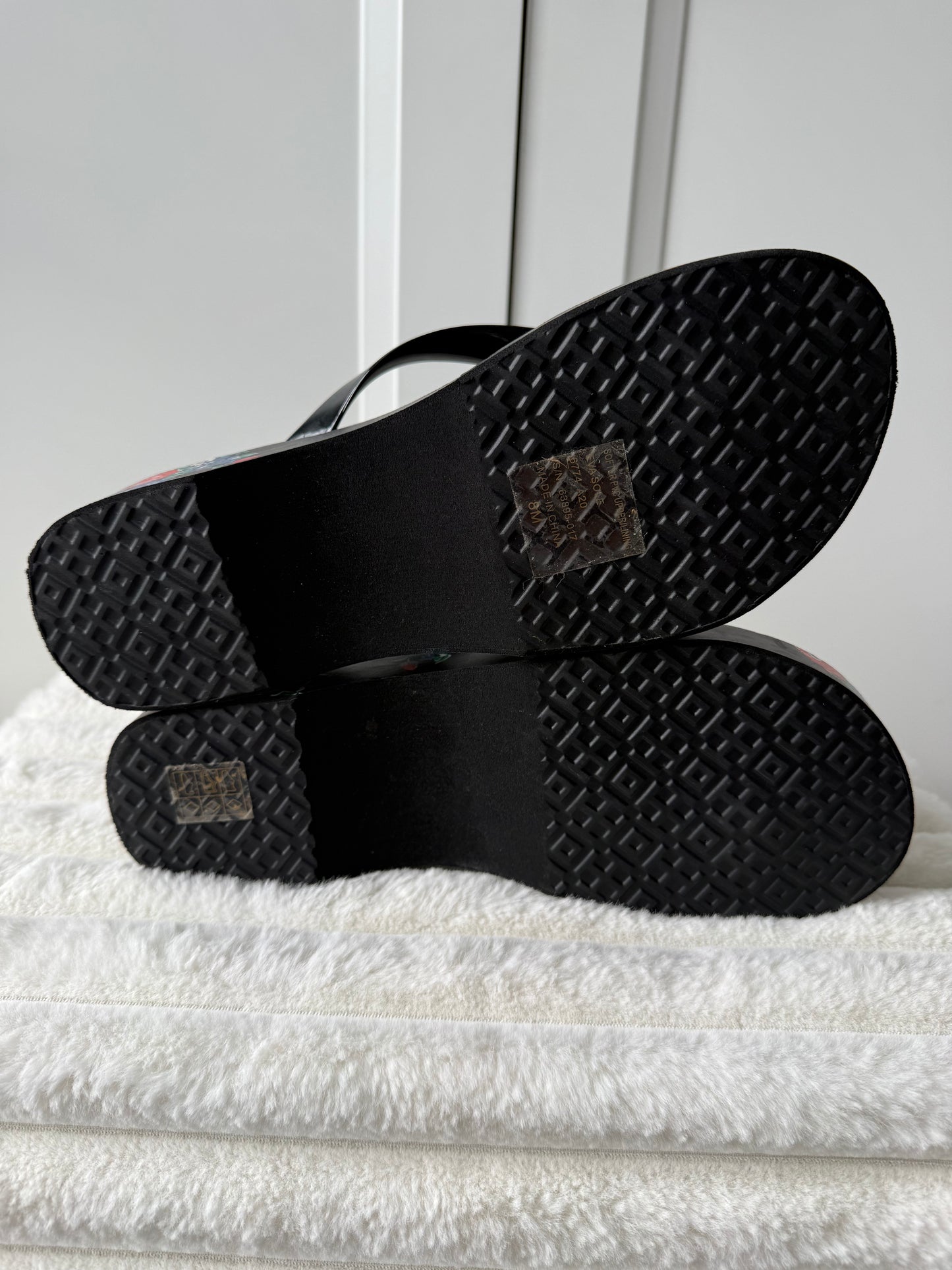 Tory Burch Platform Flip Flops - Size 8