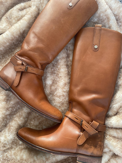 Massimo Dutti Leather Boots Size 36