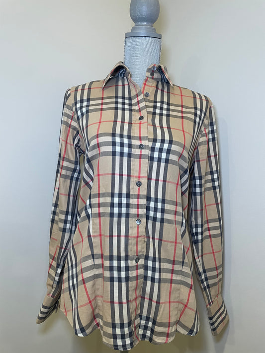 Burberry Check Blouse