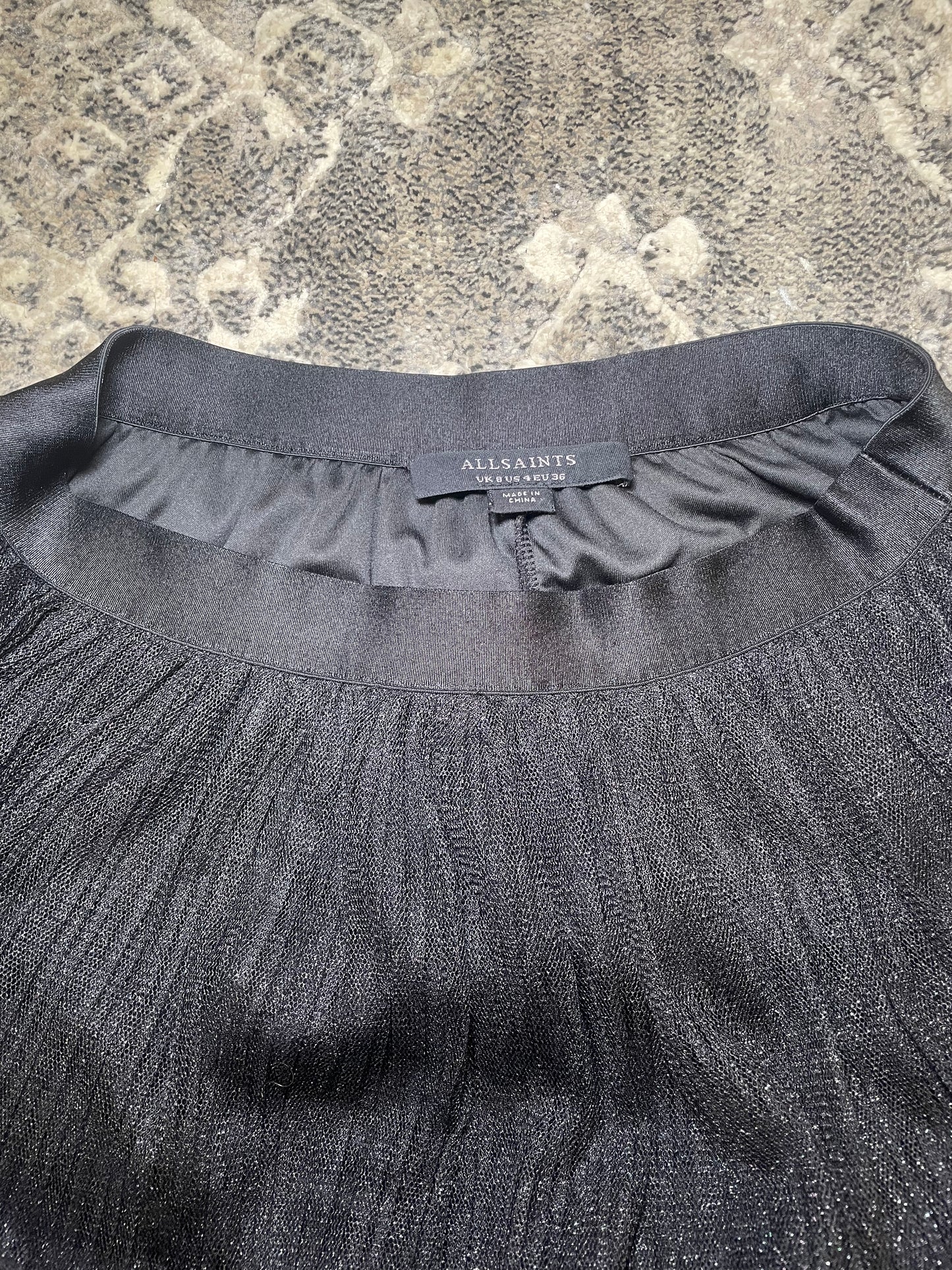 All Saints Shimmer Tulle Skirt