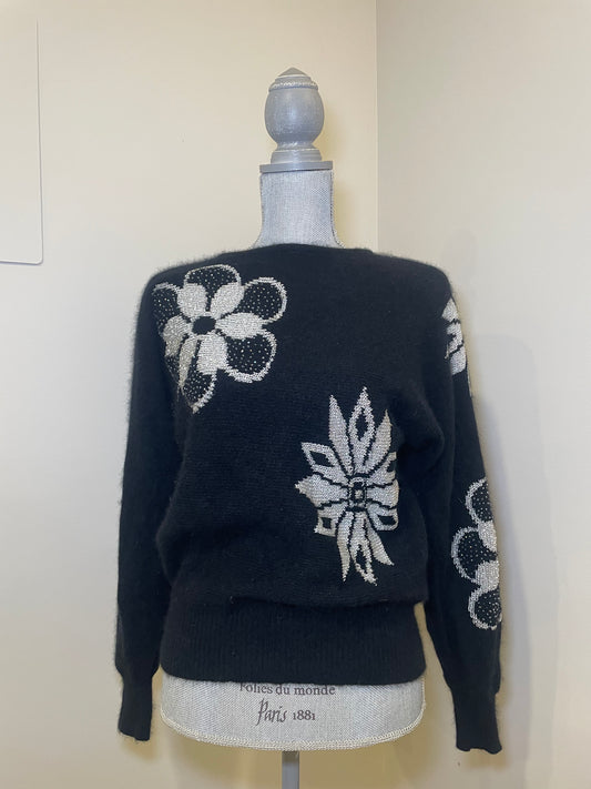 Tamiko Lambs Wool Metallic Sweater