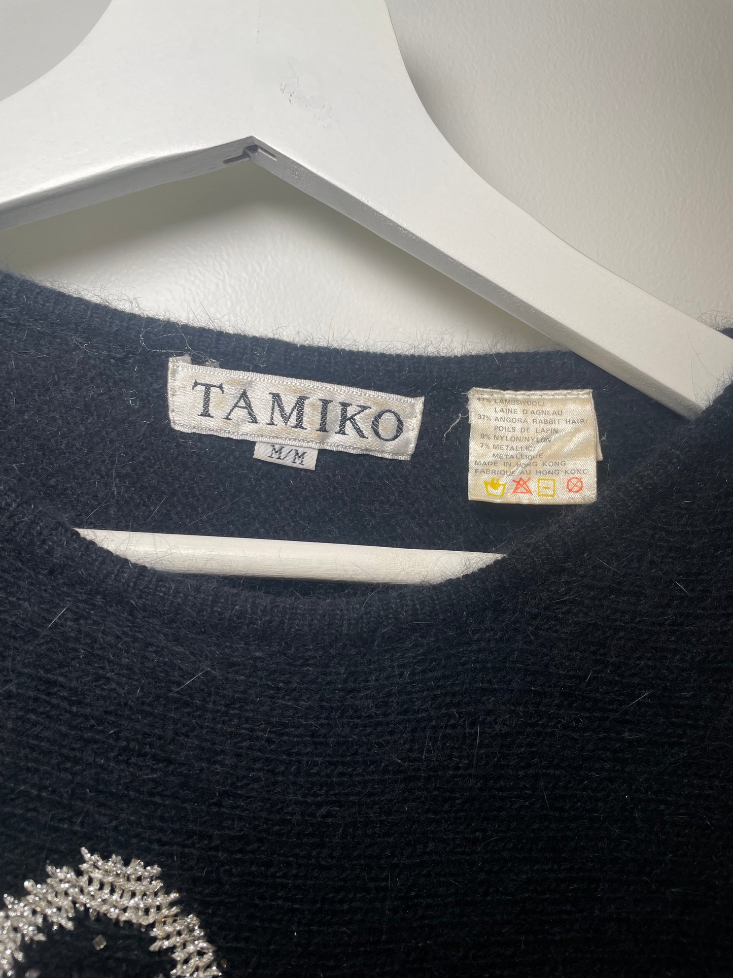 Tamiko Lambs Wool Metallic Sweater