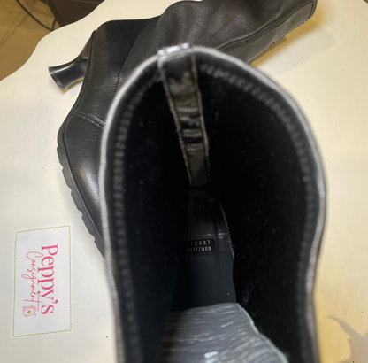 Stuart Weitzman Kitten Heel Booties Size 8.5