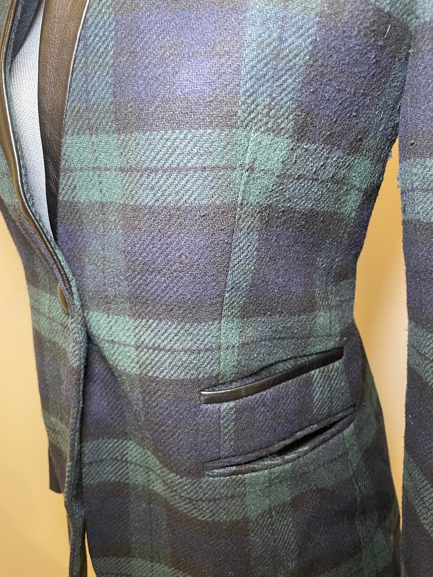 Sandro Plaid Blazer