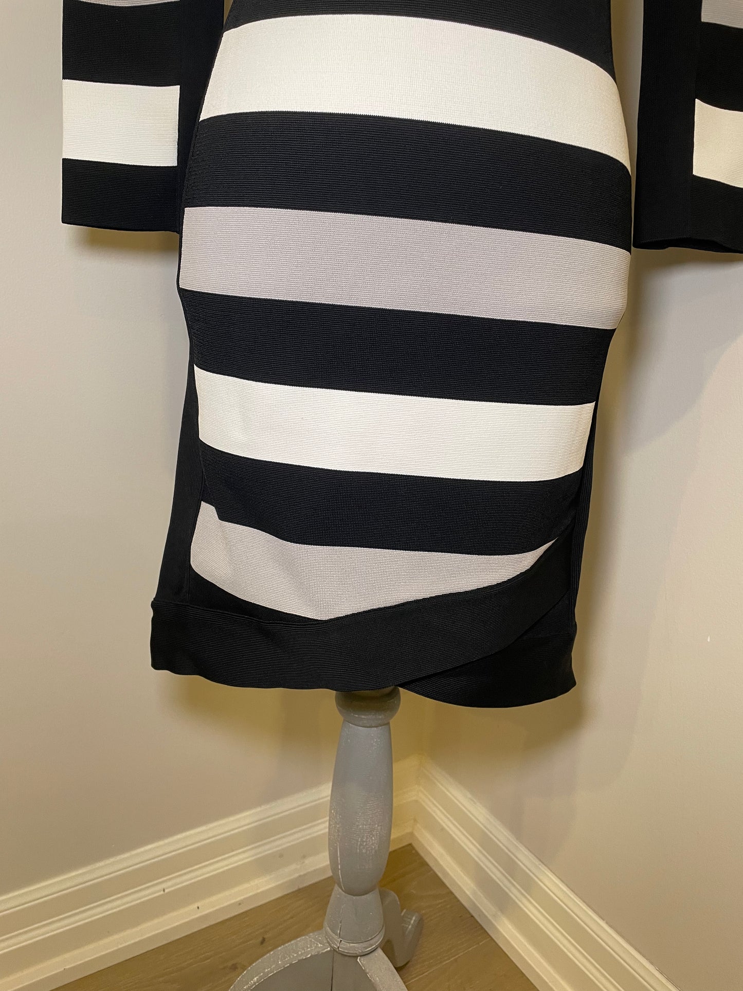 BCBG Stripe Bodycon Dress