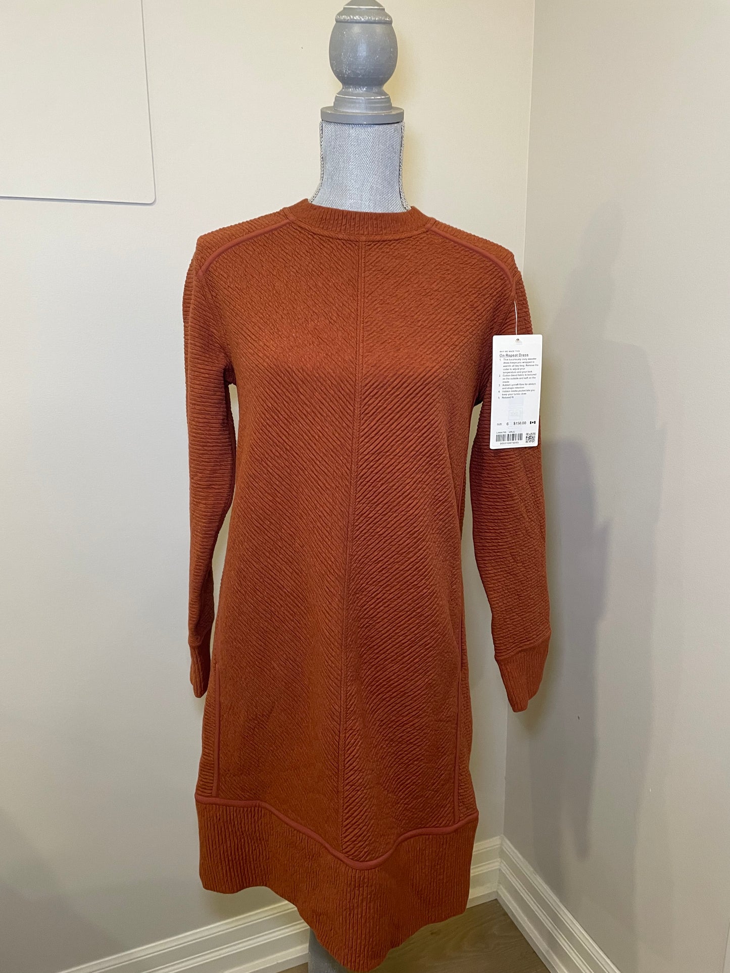 Lululemon Burnt Orange Dress